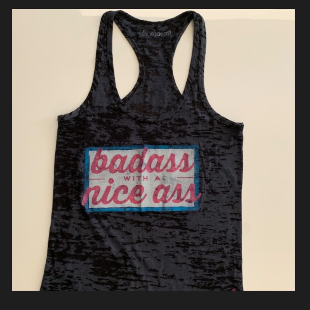 Reebok Bad Ass with a Nice Ass Crossfit tank top